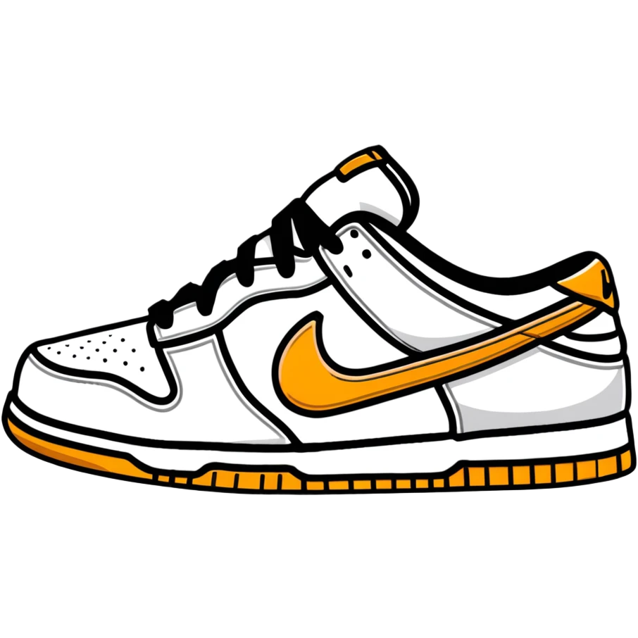 Nike Dunk low sneakers emoji