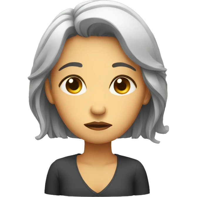Sad woman emoji