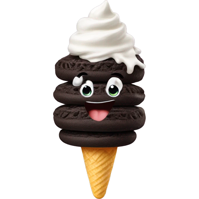 oreo ice cream emoji