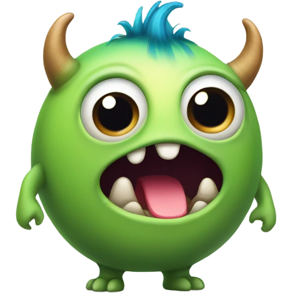 cute space monster emoji