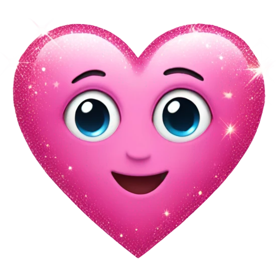 pink heart with sparkles emoji