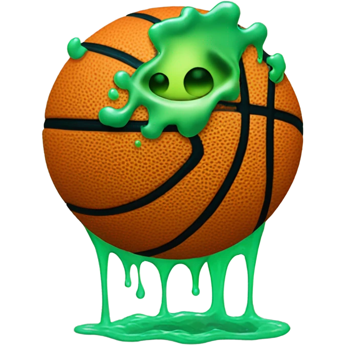 Basketball vomit emoji