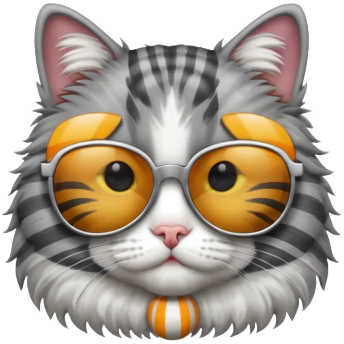 Cat wearing sunglasses emoji