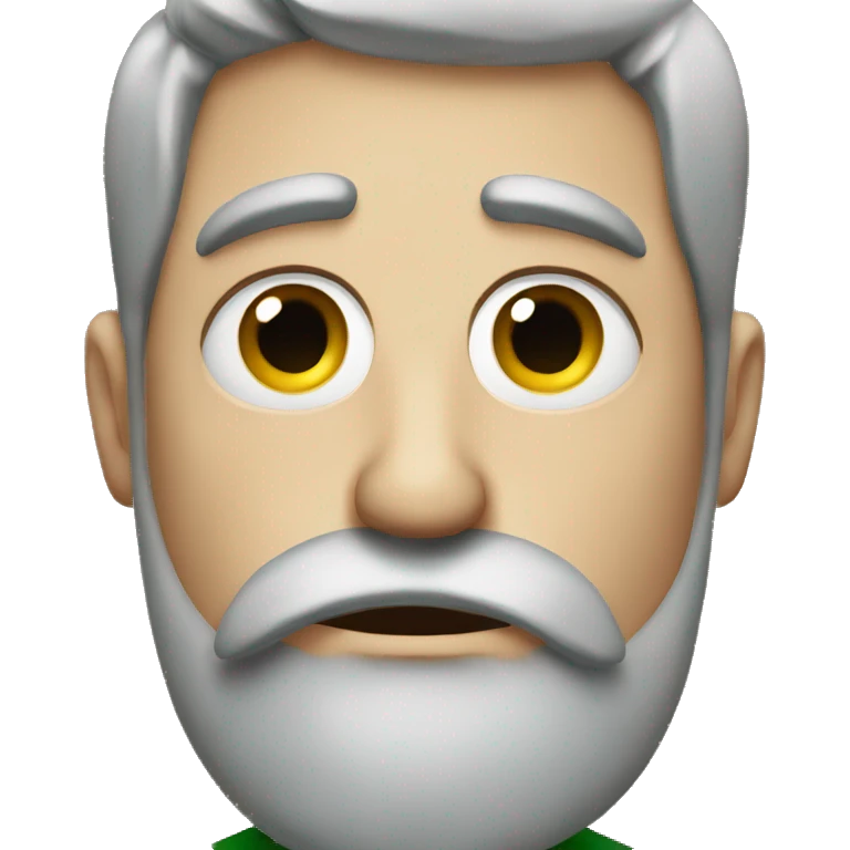 irish sad man with beard emoji