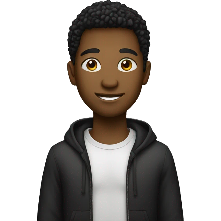 young man black  emoji