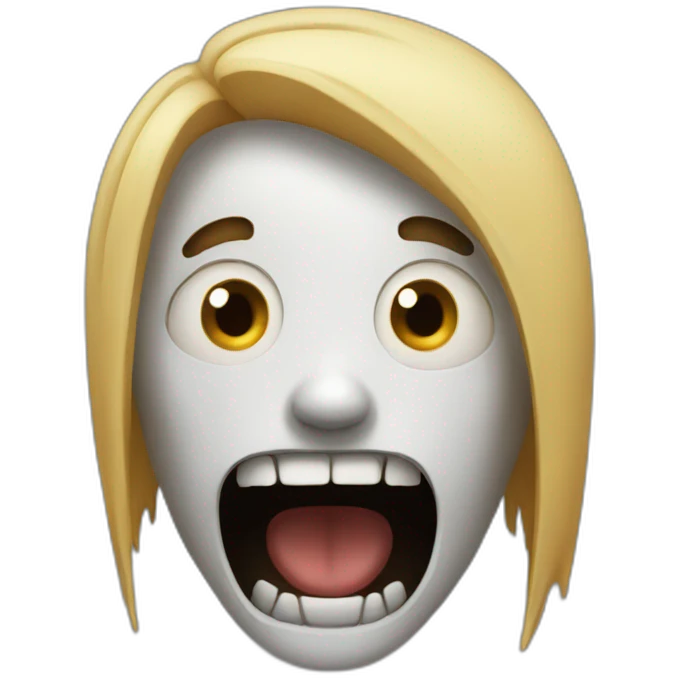 Scream emoji