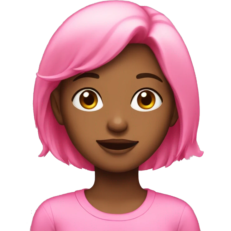 Pink girl  emoji