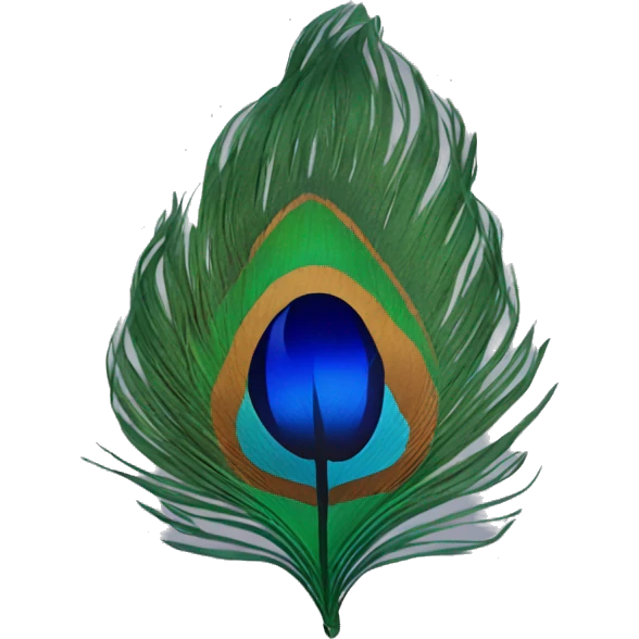 peacock feather emoji