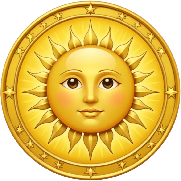 "the sun" tarot card emoji