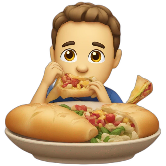 Eating emoji