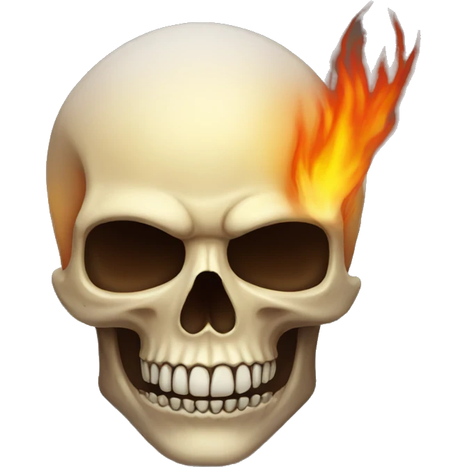 fire-skull emoji