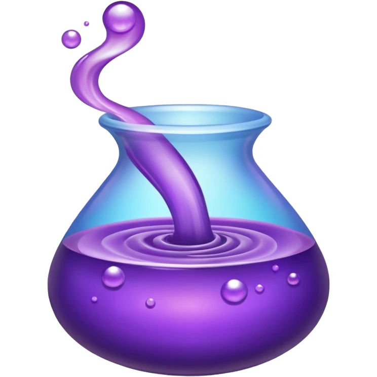 purple potion emoji