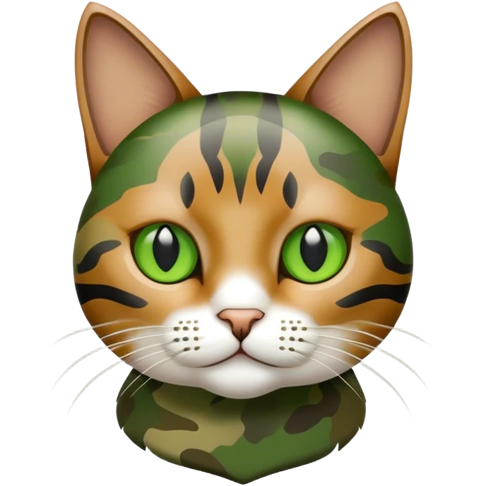 camo cat emoji