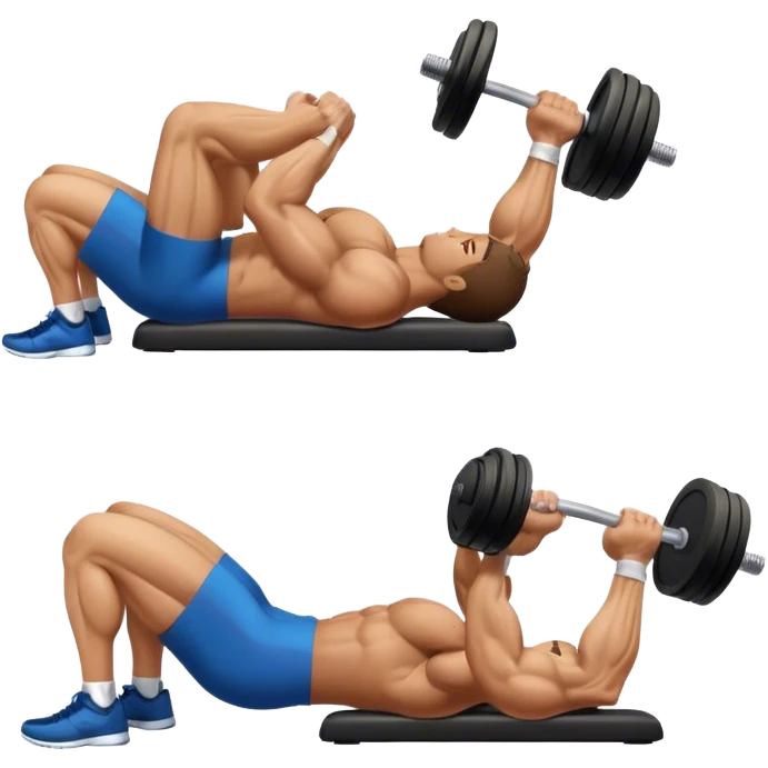 man weighted wrist curl emoji