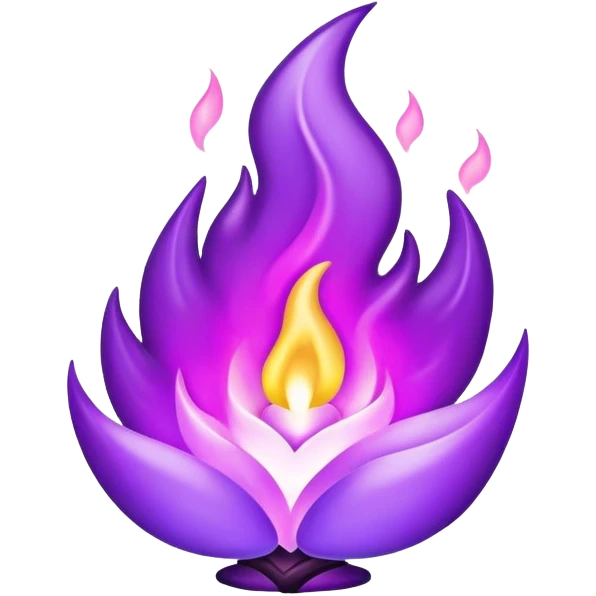 violet flame emoji