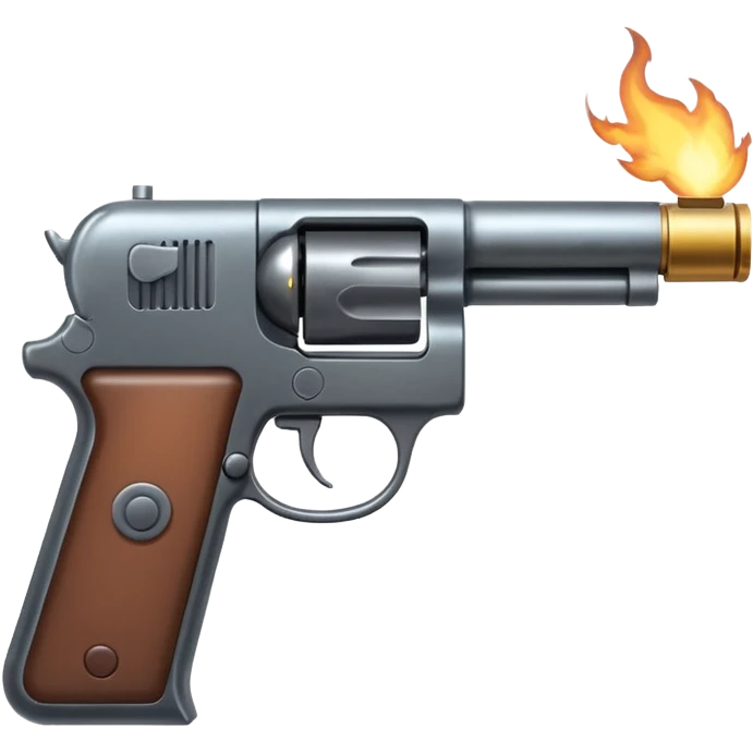 gun firing emoji
