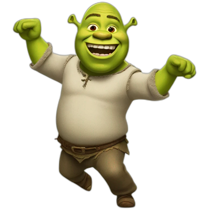 shrek dancing emoji