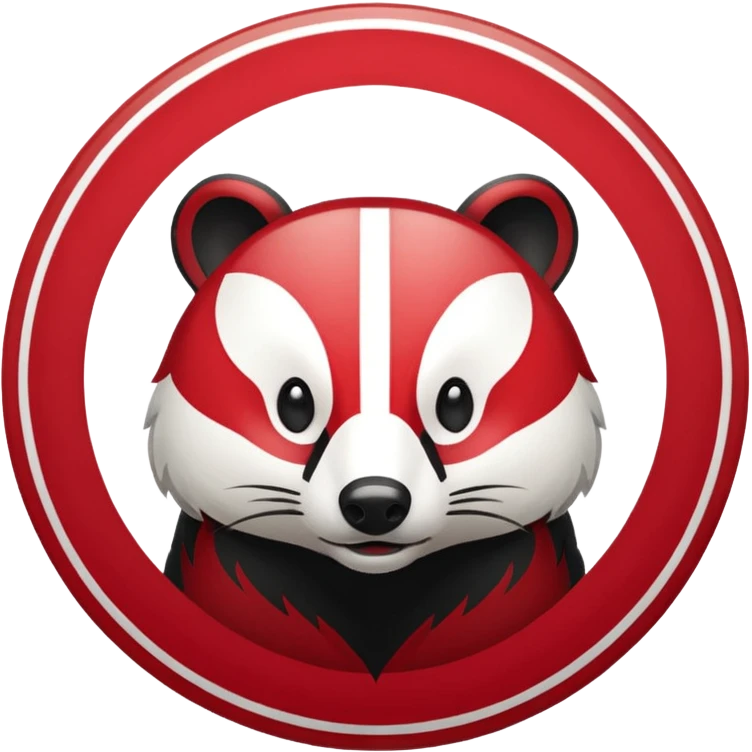 The university of Wisconsin logo emoji