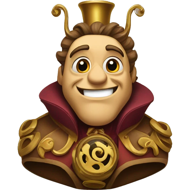 Cogsworth beauty and the beast emoji