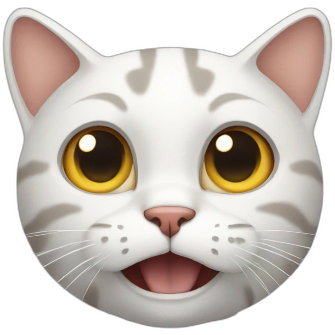 cat terrified emoji
