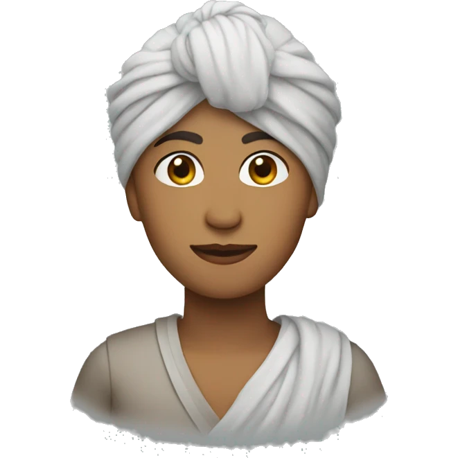 Person wearing turban emoji