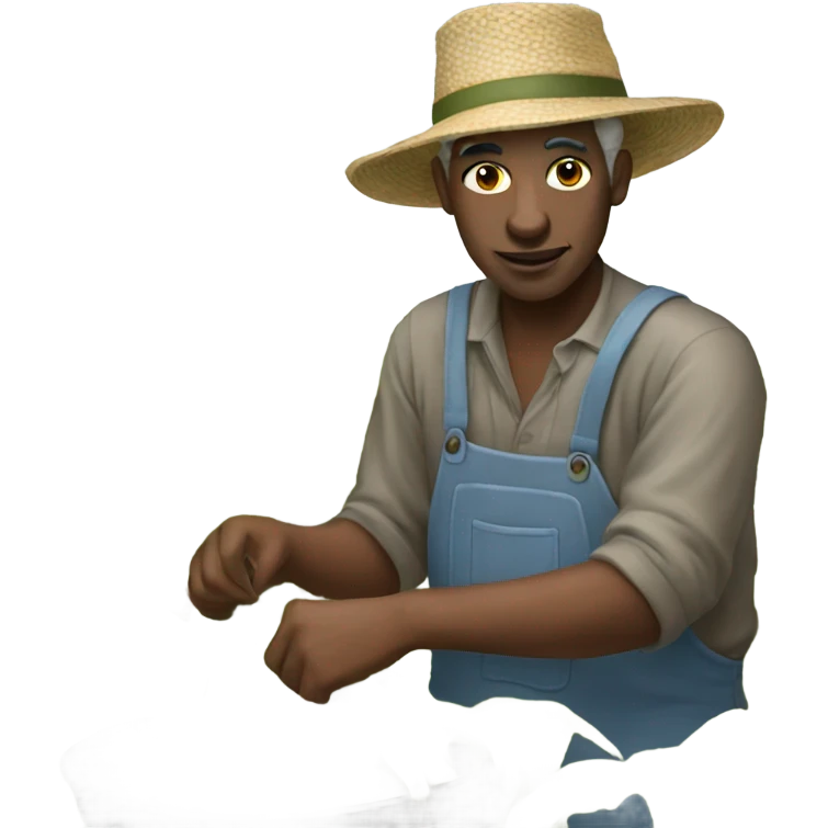 Cotton picker emoji