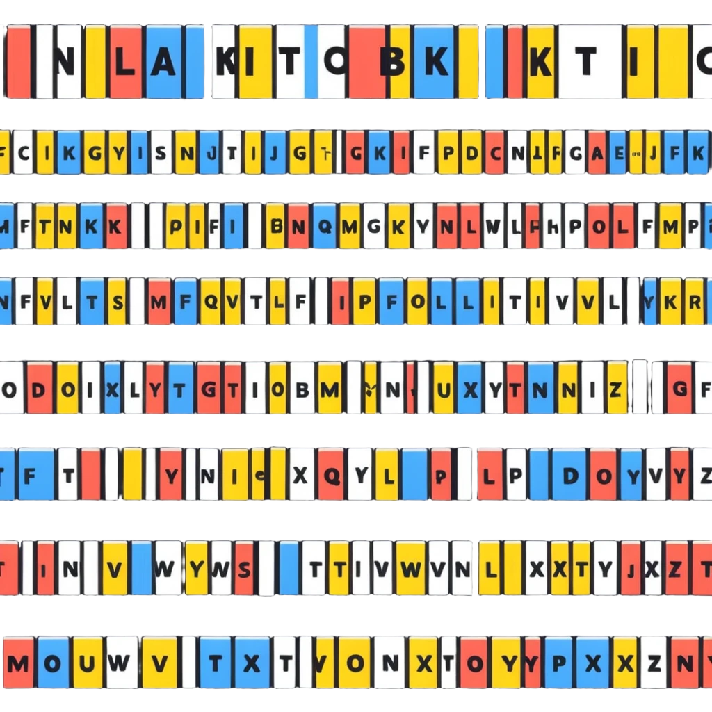 Cute English dictionary with alphabet letters emoji