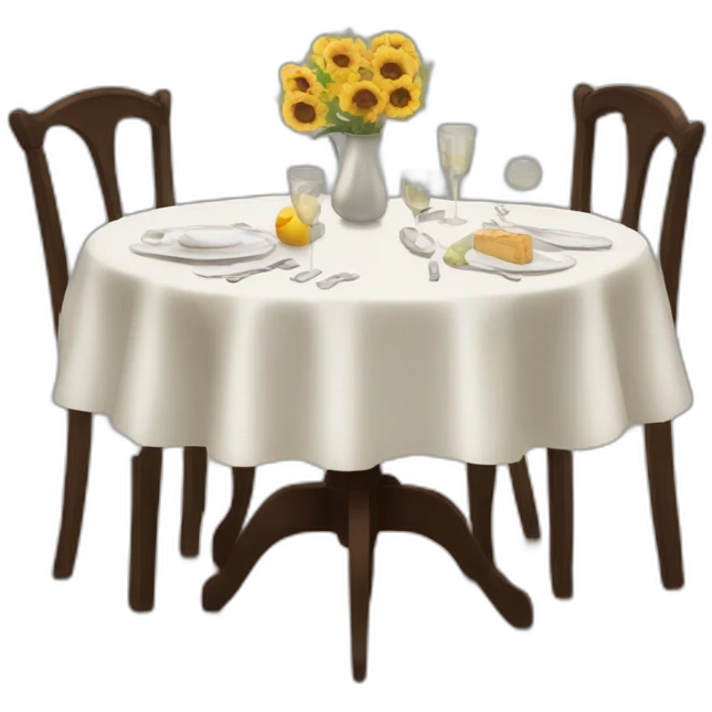 dining table for two emoji