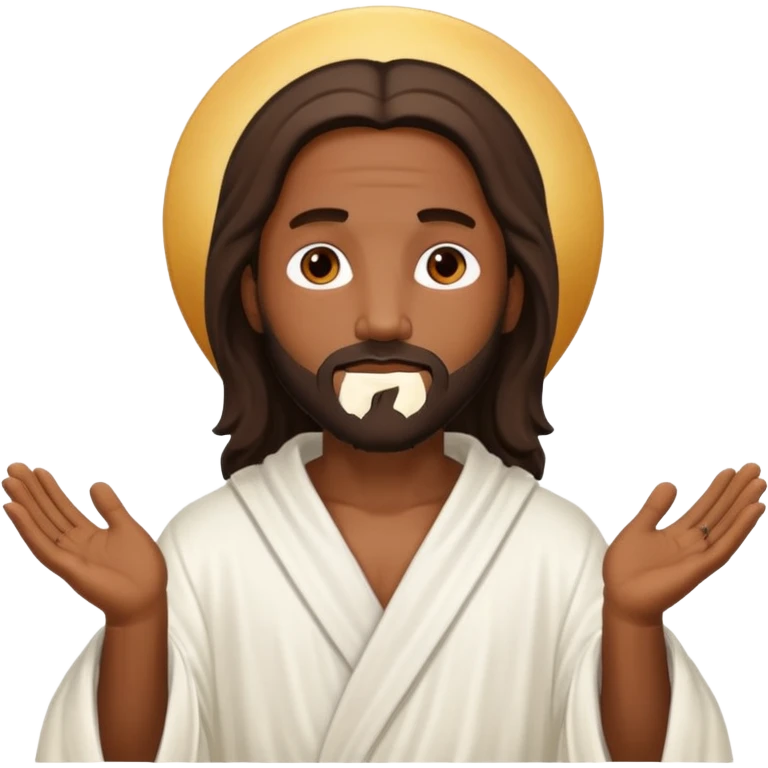 Black Jesus emoji