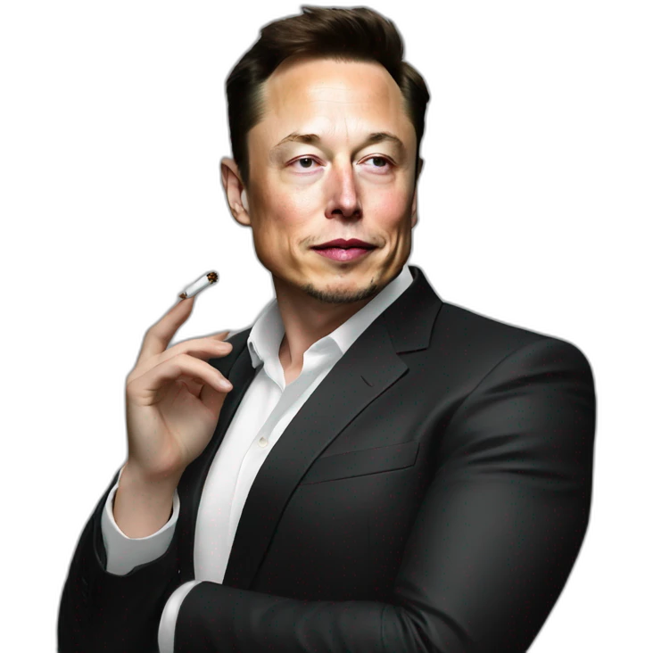 elon musk smoking emoji