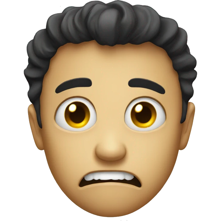 scary face emoji