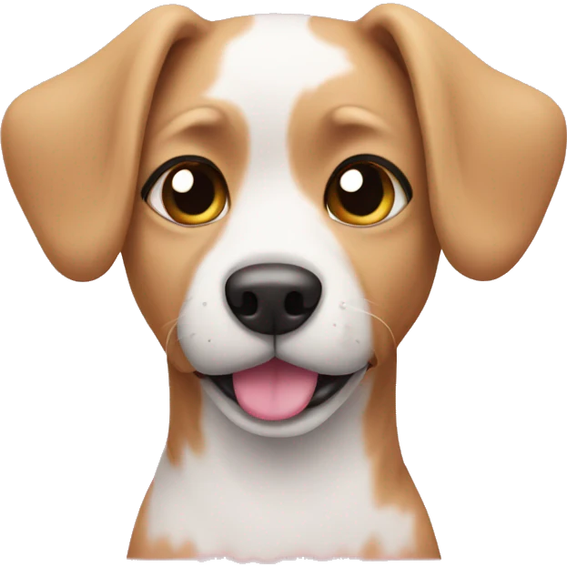 Dog in pink emoji