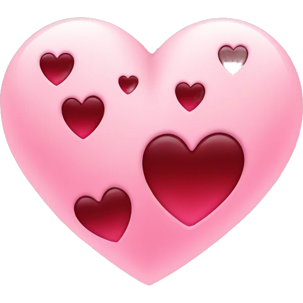 Heart with holes emoji
