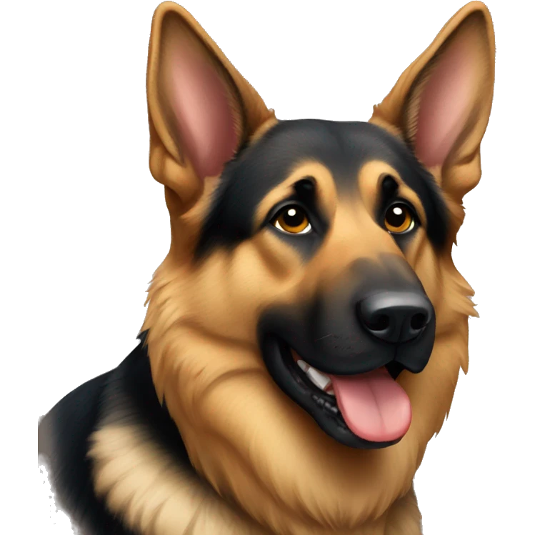 German shepherd  emoji