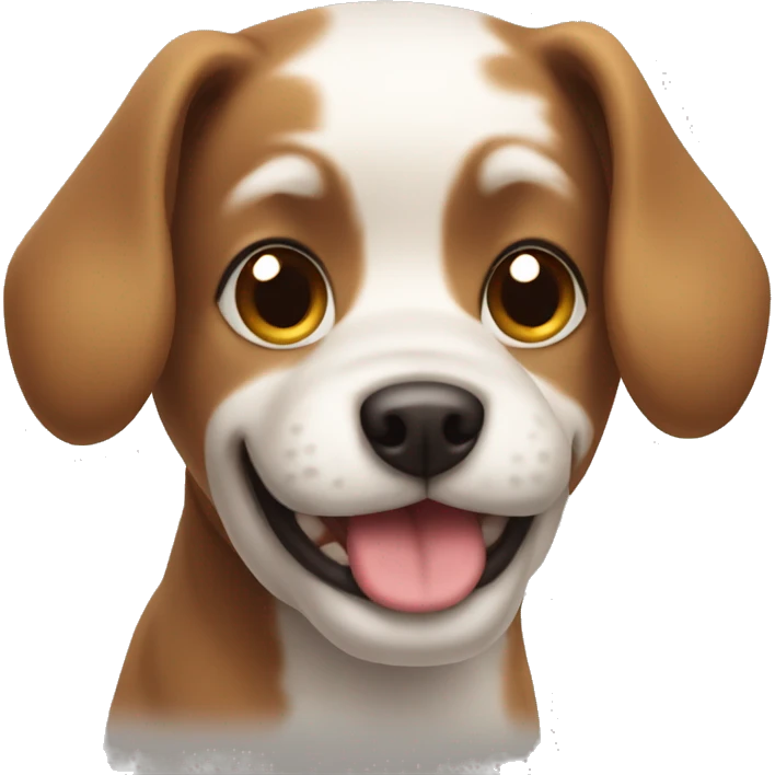 Cute dog emoji
