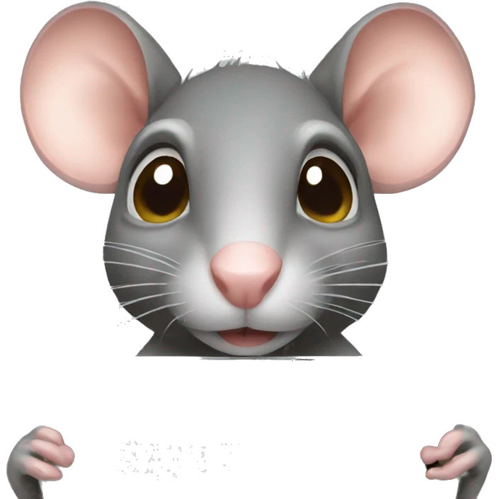 rat with ipad  emoji