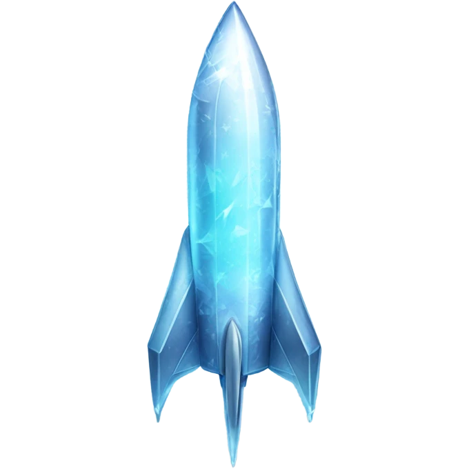Ice rocket emoji
