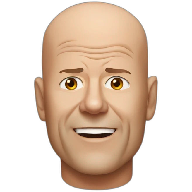 Bruce Willis Die hard emoji