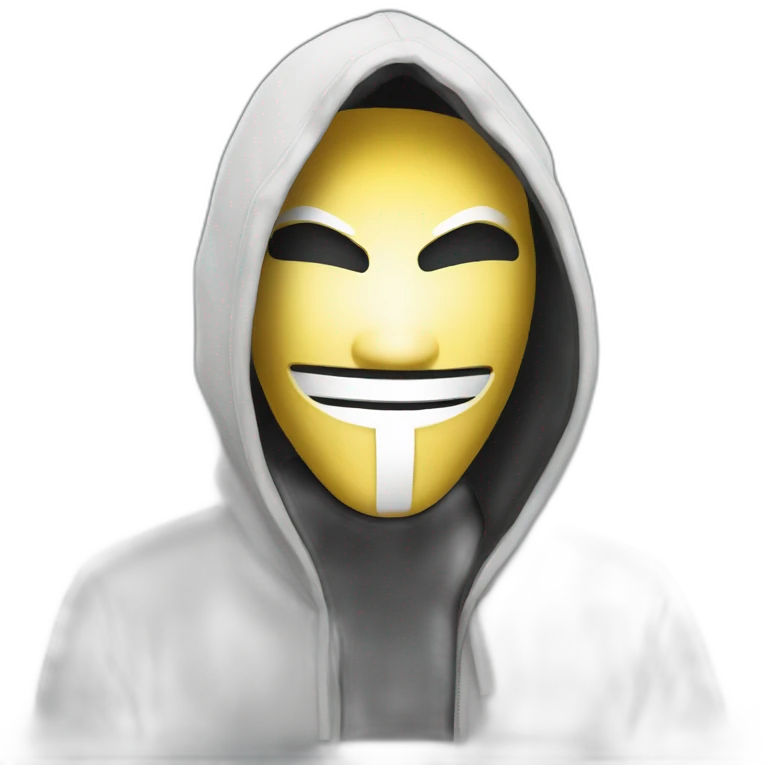 anonymous hacker emoji