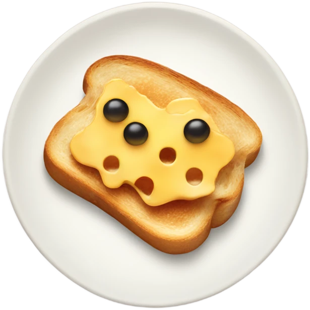 Beans + cheese on toast emoji