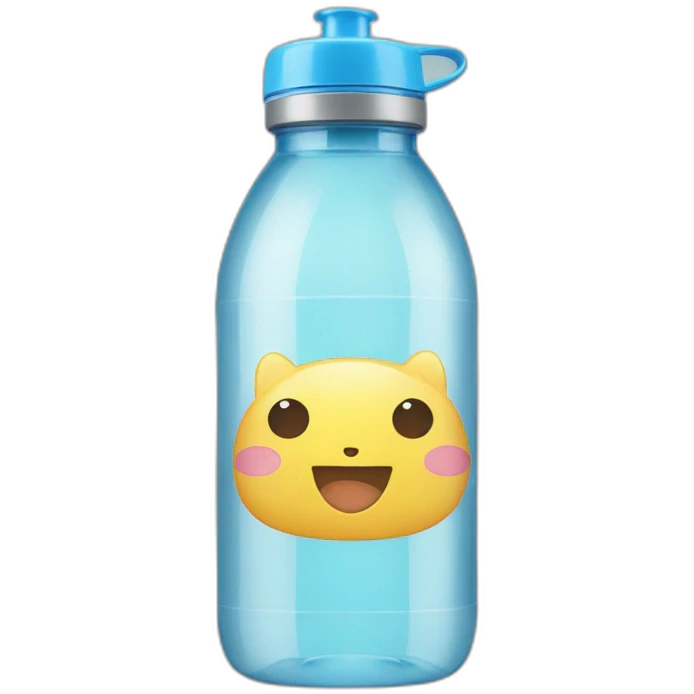 Kawaii water bottle emoji