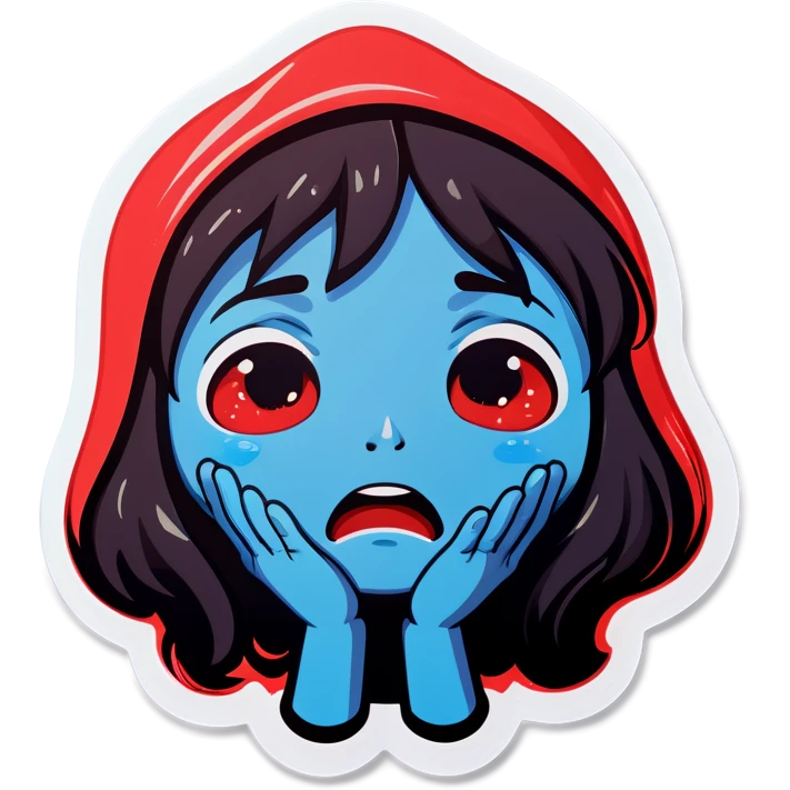 Something crying  emoji