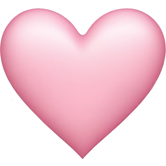 light pink heart emoji