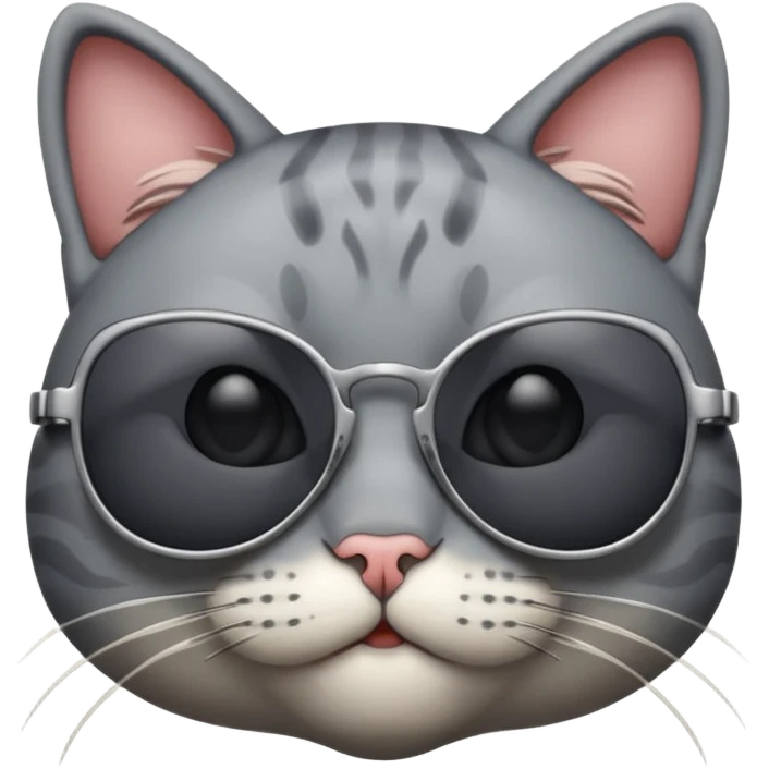 Cat wearing sunglasses new  emoji
