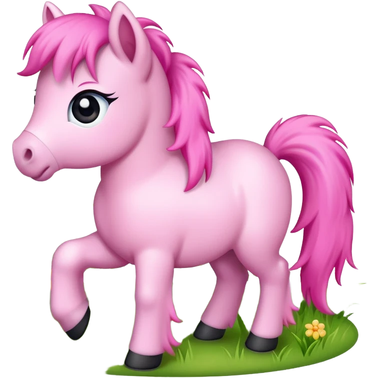 Pink pony club emoji