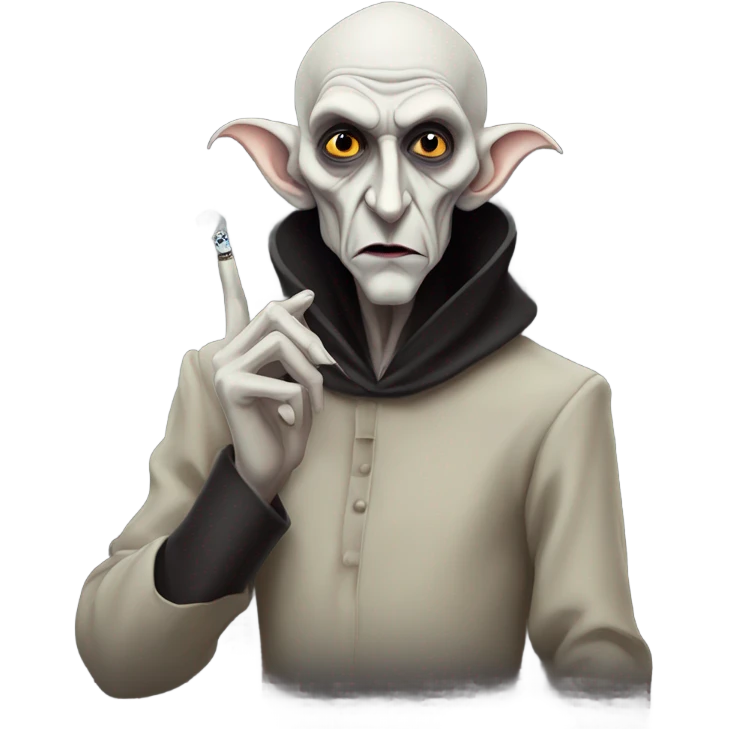 Nosferatu smoking emoji
