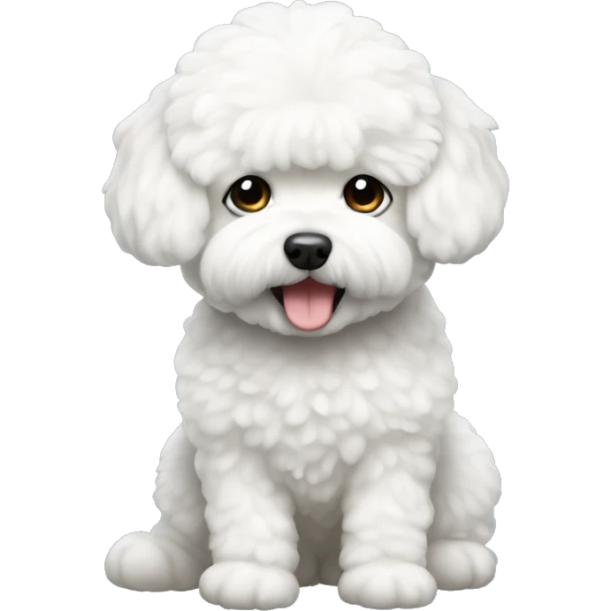 Bichon Frize dog emoji
