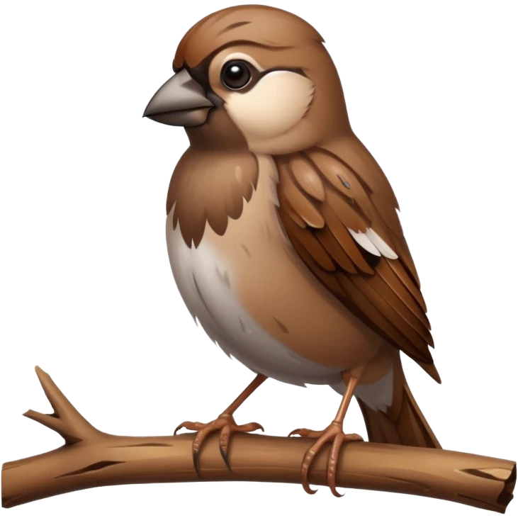 Sparrow father died and the sparrow is crying emoji