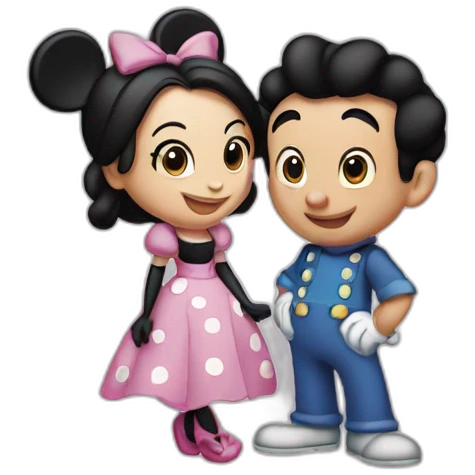 Mickey et minnie emoji