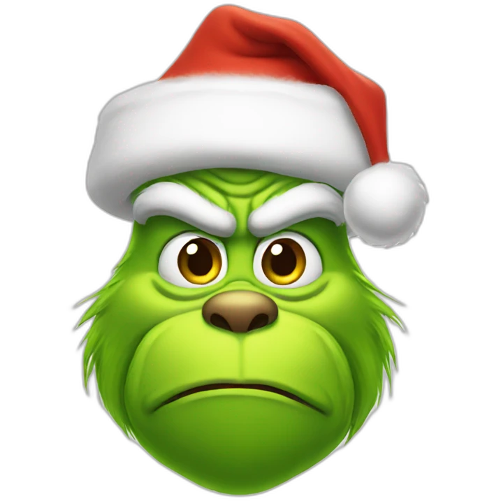 Grinch santa Claus  emoji